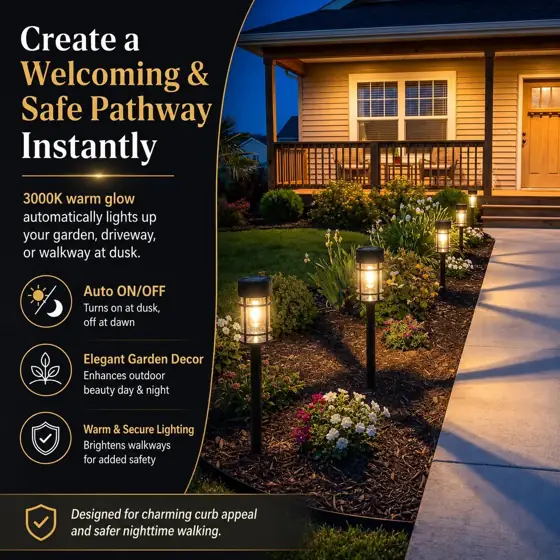 ILANCK 12 Pack Solar Pathway… — Photo 2