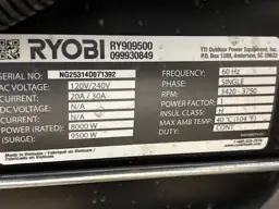 8000-Watt Recoil Start Gasoline Powered… — Photo 7