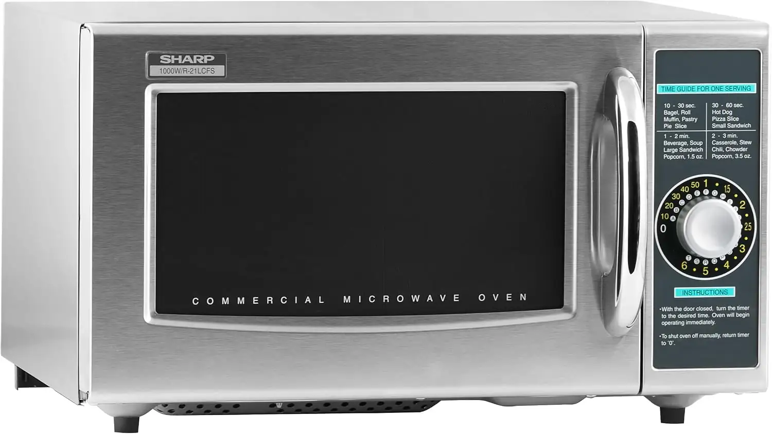 Sharp R-21LCFS Medium-Duty Commercial Microwave… — Photo 1