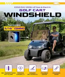 EZGO RXV Golf Cart Windshield… — Photo 2