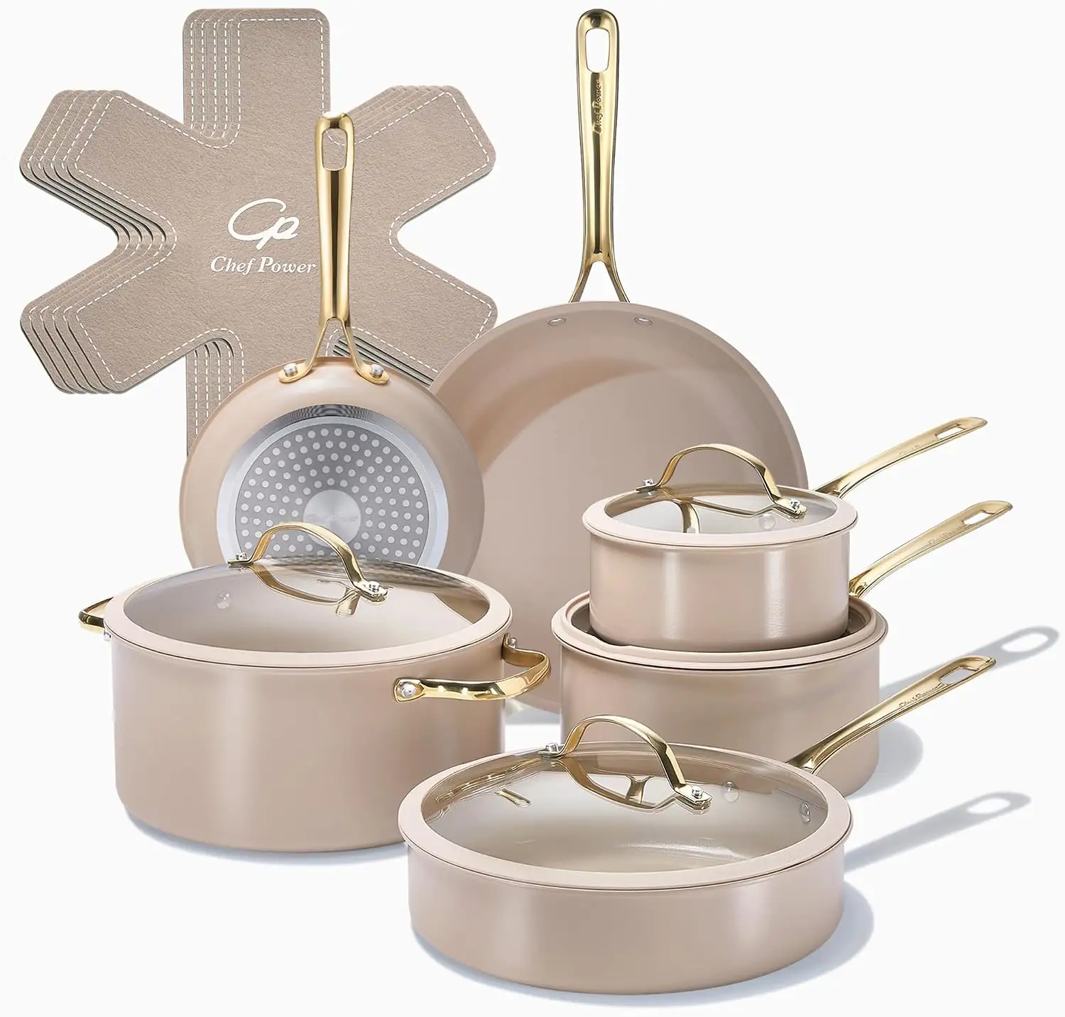 Chef Power Ceramic Cookware Sets,… — Photo 1