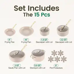 Chef Power Ceramic Cookware Sets,… — Photo 2