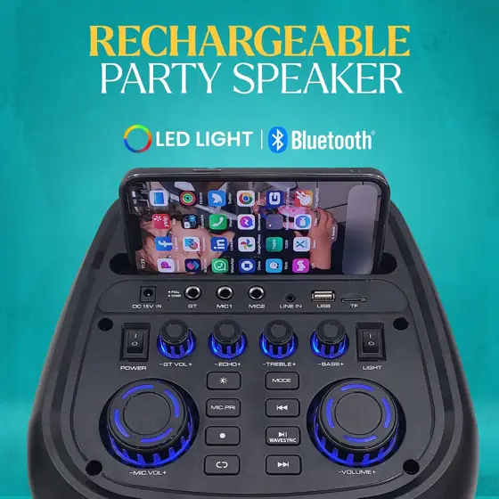 Dolphin Large Bluetooth Party Speaker,… — Photo 2
