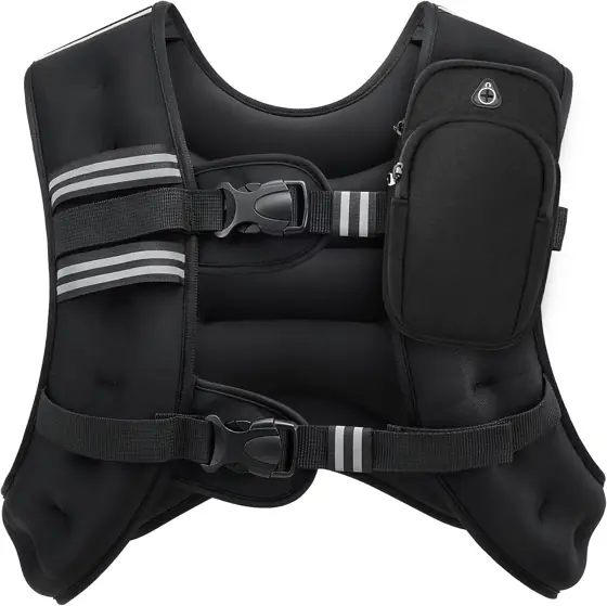 ZELUS Weighted Vest 6/8/12/16/20/25/30 lb… — Photo 1