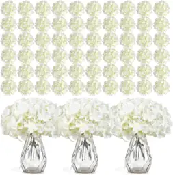 Auihiay 304Pcs Hydrangea Artificial Flowers… — Photo 1