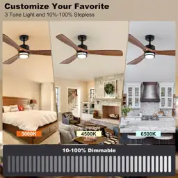 52" Outdoor Ceiling Fan with… — Photo 2