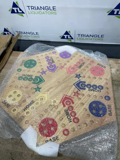 Wooden Board Game Marble, Double-Sided… — Photo 4