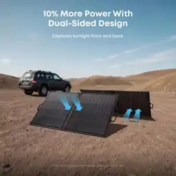 200-Watt Monocrystalline Bifacial Portable Solar… — Photo 2