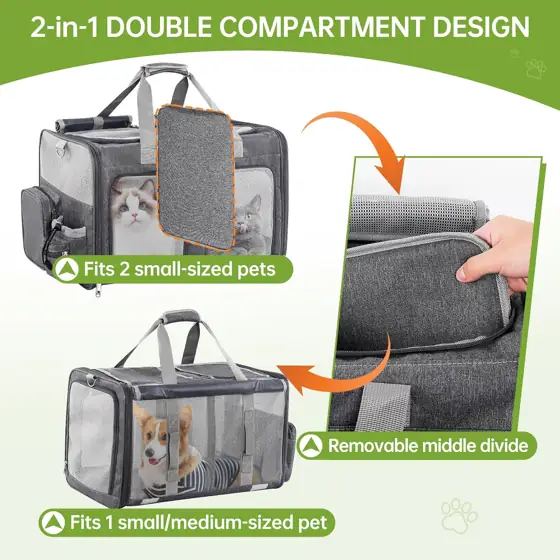 Cat Carrier for 2 Cats… — Photo 2