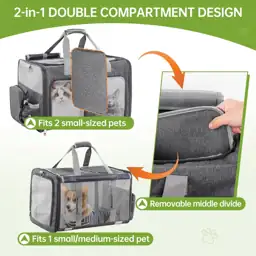 Cat Carrier for 2 Cats… — Photo 2