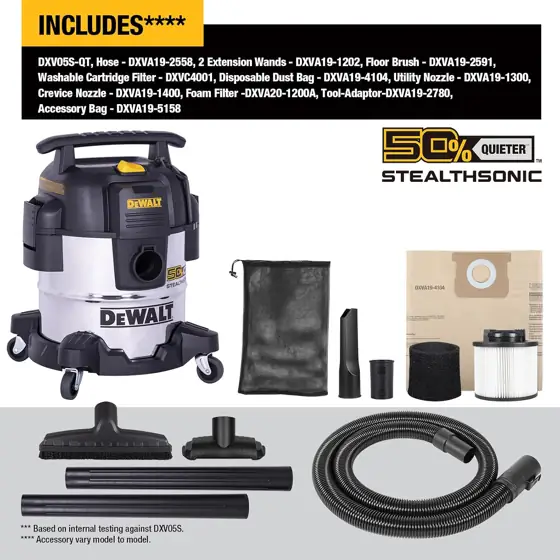 DEWALT STEALTHSONIC 5 Gallon Shop… — Photo 2