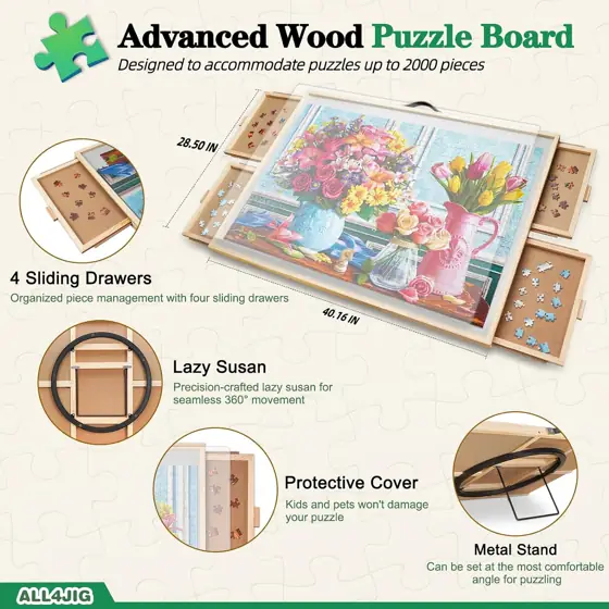 ALL4JIG 2000-Piece 2-in-1 Tilting &… — Photo 2