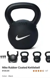 Nike Rubber Coated Kettlebell — Photo 1