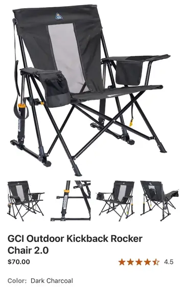 GCI Outdoor Kickback RockerChair 2.0 — Photo 1