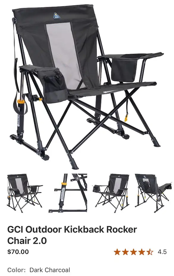 GCI Outdoor Kickback RockerChair 2.0 — Photo 1