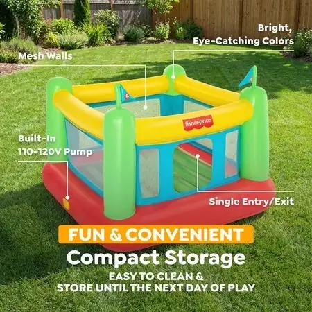 Fisher-Price Indoor Bouncer with Built-in… — Photo 2
