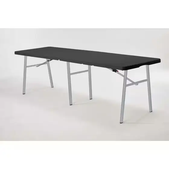 6 FT Black/Silver Grey Plastic… — Photo 1