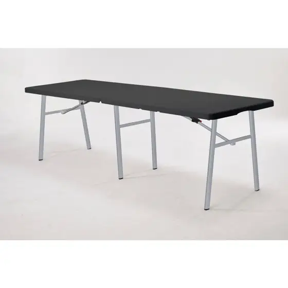 6 FT Black/Silver Grey Plastic… — Photo 2