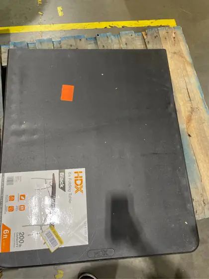 6 FT Black/Silver Grey Plastic… — Photo 3
