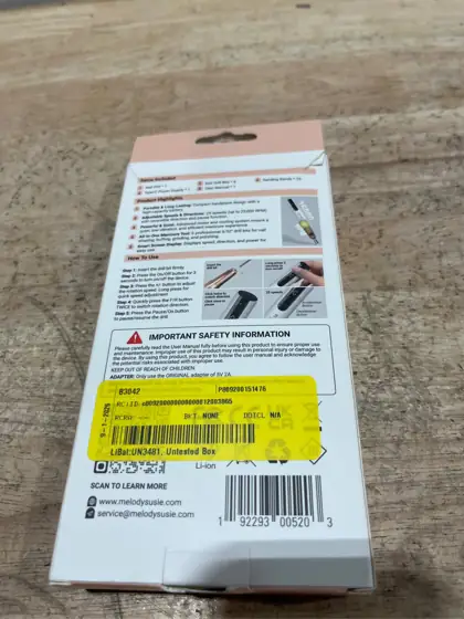 MelodySusie Cordless Nail Drill with… — Photo 3