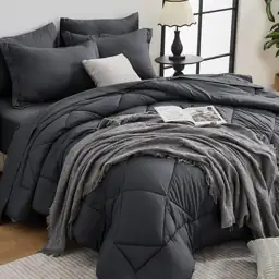 HEVUMYI 7-Piece King Comforter Set,… — Photo 1