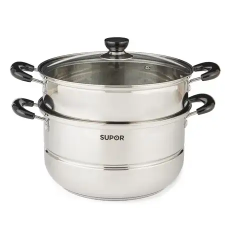 Supor 2-Tier Stainless Steel Steamer… — Photo 1