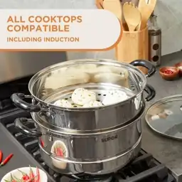 Supor 2-Tier Stainless Steel Steamer… — Photo 2