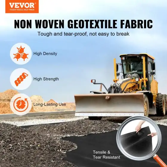 Weed Barrier Fabric Non-Woven Geotextile… — Photo 2
