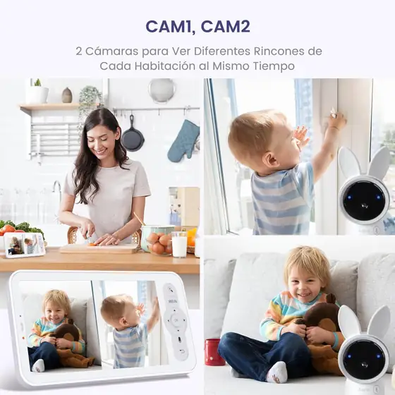 ARENTI Split-Screen Baby Monitor, 2K… — Photo 2