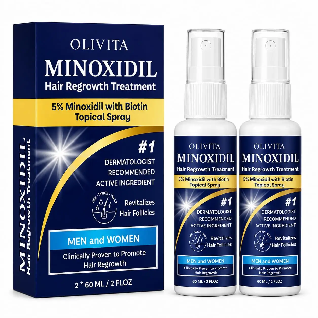5% Minoxidil for Men &… — Photo 1
