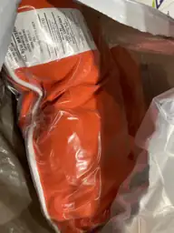 Sunbrella Melon Coral Orange with… — Photo 3
