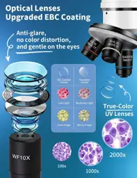 Microscope, 40x 2000x, WF10x/25x Eyepieces,… — Photo 2