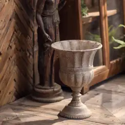 Vintage Urn Planter with Embossed… — Photo 1