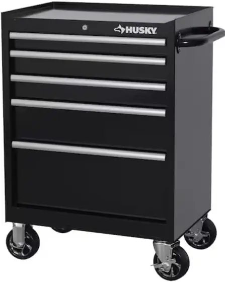 Husky 5-Drawer Rolling Tool Cabinet,… — Photo 1