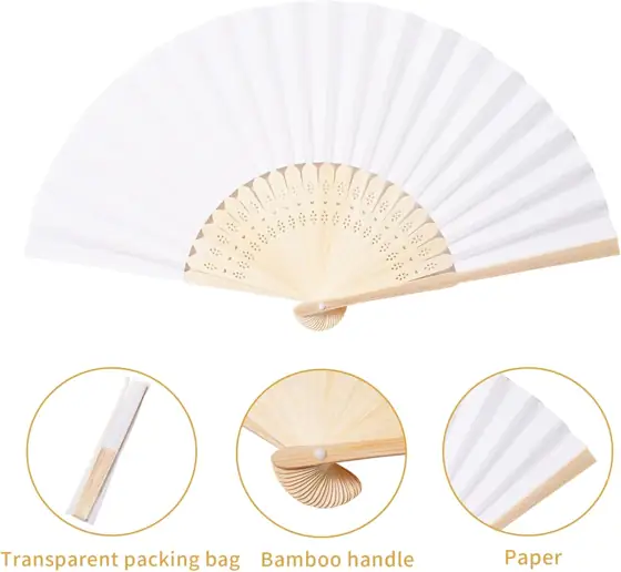 Sepwedd 50pcs White Paper Hand… — Photo 2