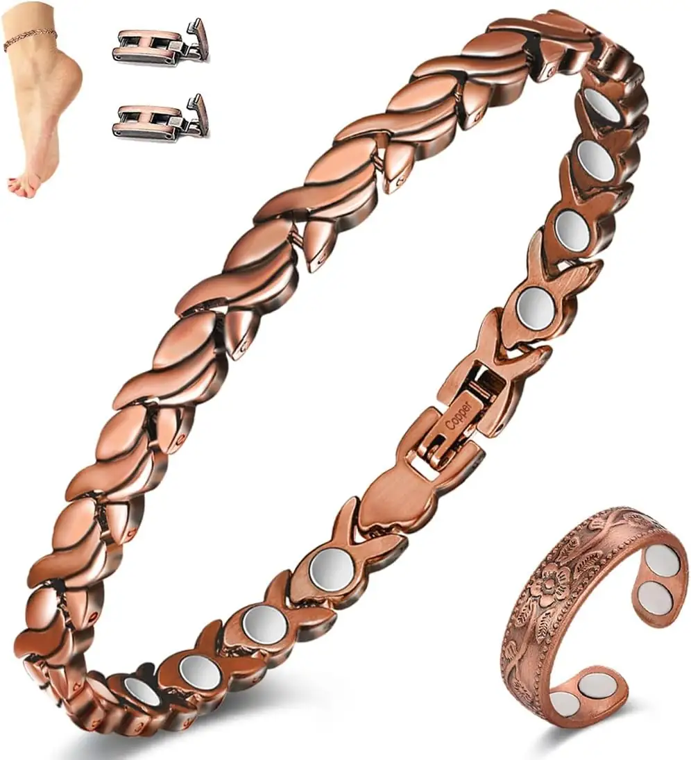 Vicmag Copper Anklet For Women,Magnetic… — Photo 1