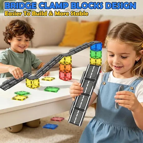 Magnetic Tiles Road & Rail… — Photo 2