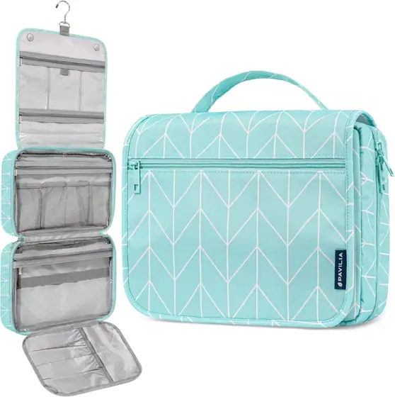PAVILIA Hanging Toiletry Bag for… — Photo 1