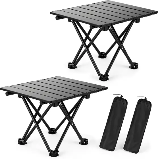 2 Pack Camping Table Foldable,… — Photo 1
