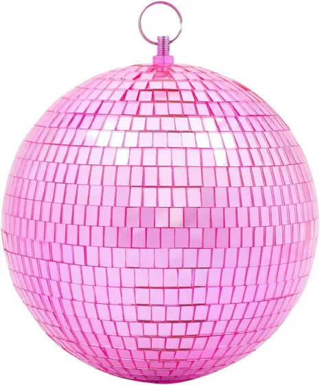 8 Inch Hanging Pink Disco… — Photo 1