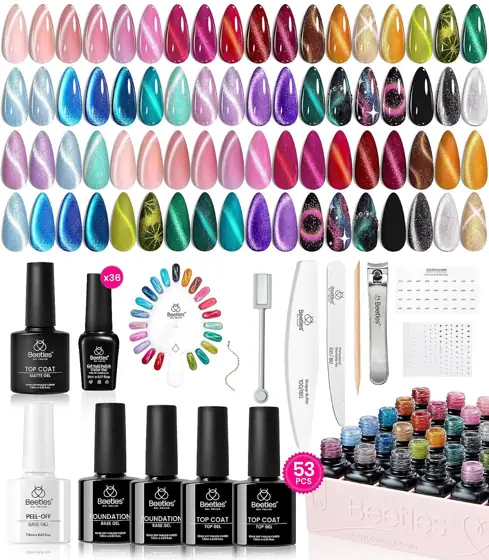 Beetles Cat Eye Gel Nail… — Photo 1