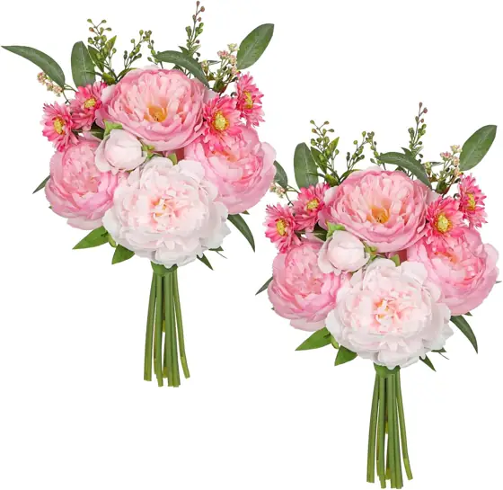 GnFlus Artificial Peony Flower Stems… — Photo 1