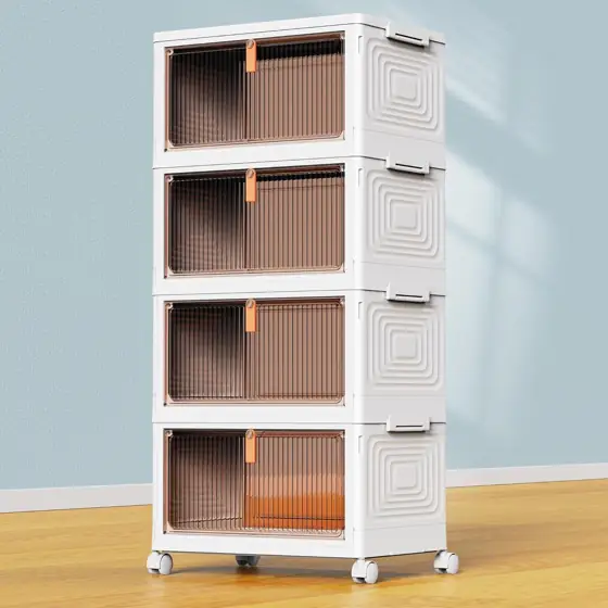 YFXCVSL 4 Tier Plastic Storage… — Photo 1