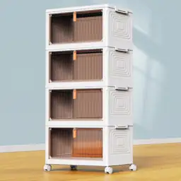 YFXCVSL 4 Tier Plastic Storage… — Photo 1