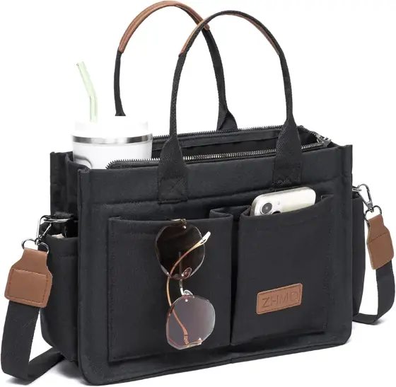 ZHMO Canvas Tote Bag for… — Photo 1