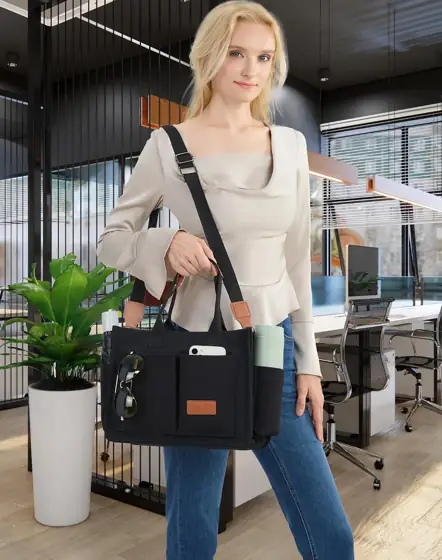 ZHMO Canvas Tote Bag for… — Photo 2