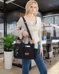 ZHMO Canvas Tote Bag for… — Photo 2