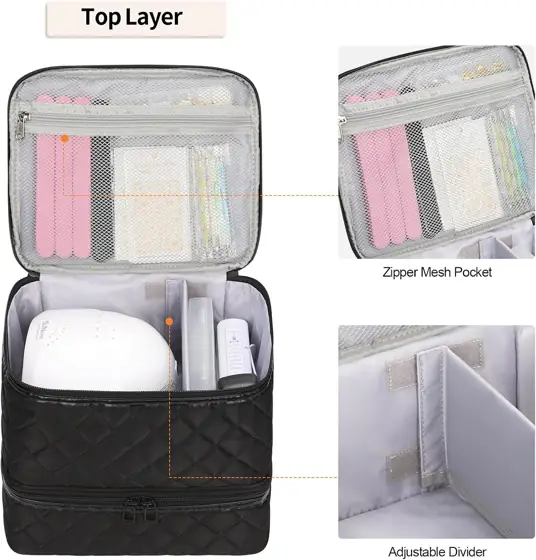 Nail Polish Organizer Bag Holds… — Photo 2