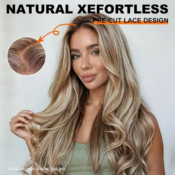 KOME Ash Blonde Layered Wavy… — Photo 2