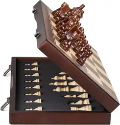 AMEROUS 15' Magnetic Wooden Chess… — Photo 1